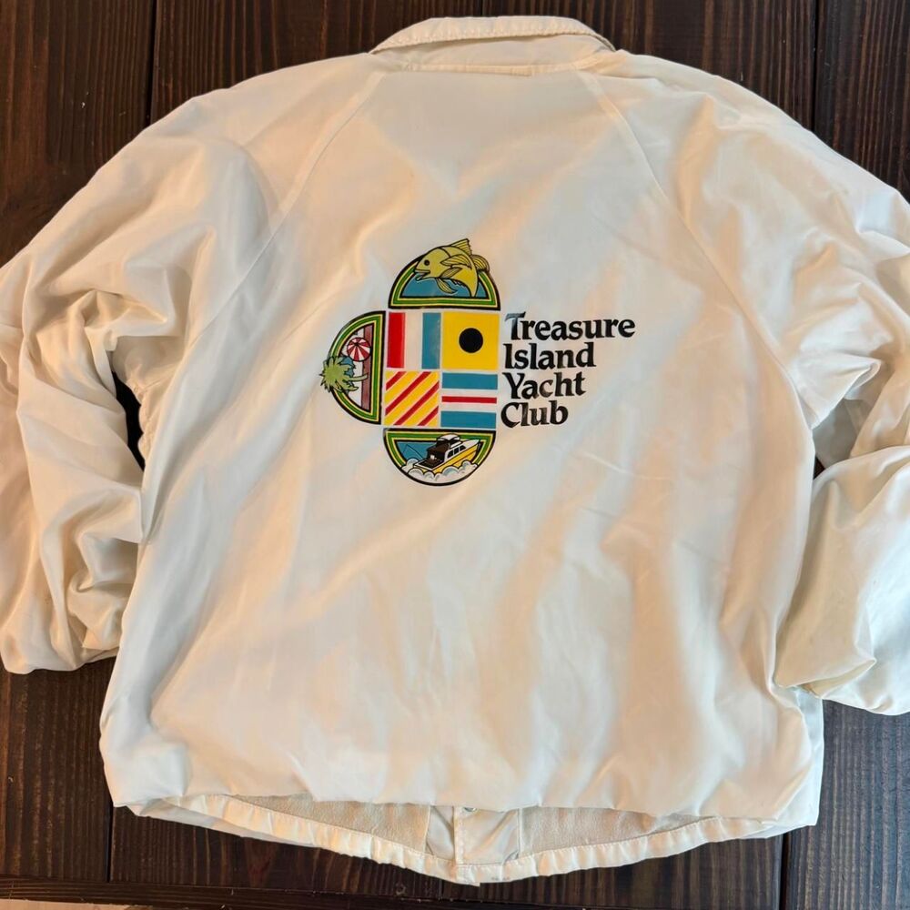 Hartwell Men's White and Cream Jacket